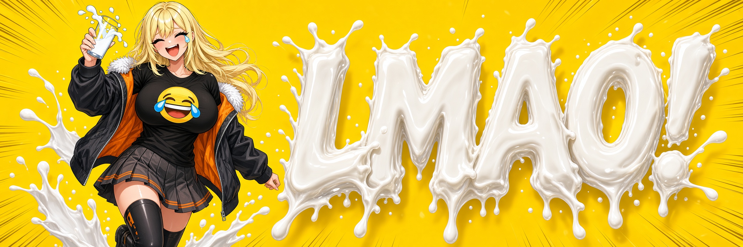 Large Milkers All Over banner